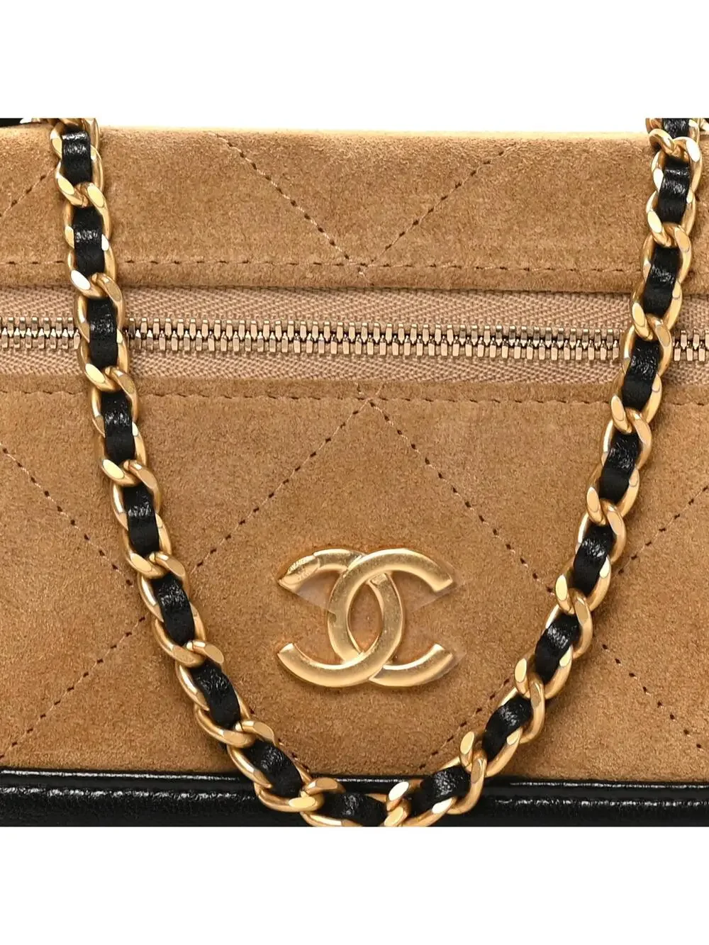 Chanel Suede Calfskin Shiny Lambskin #264804C52B